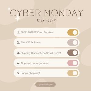 ✨CYBER MONDAY SALE✨